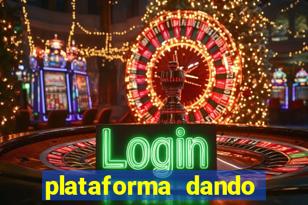 plataforma dando bonus de cadastro